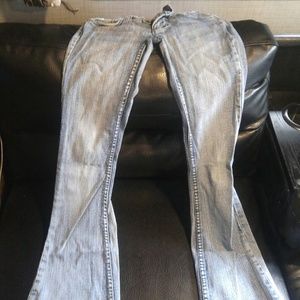 Womans blue asphalt jeans